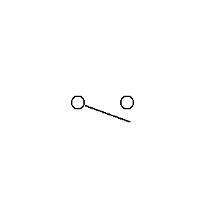 Symbol: inchidere - contact inchis